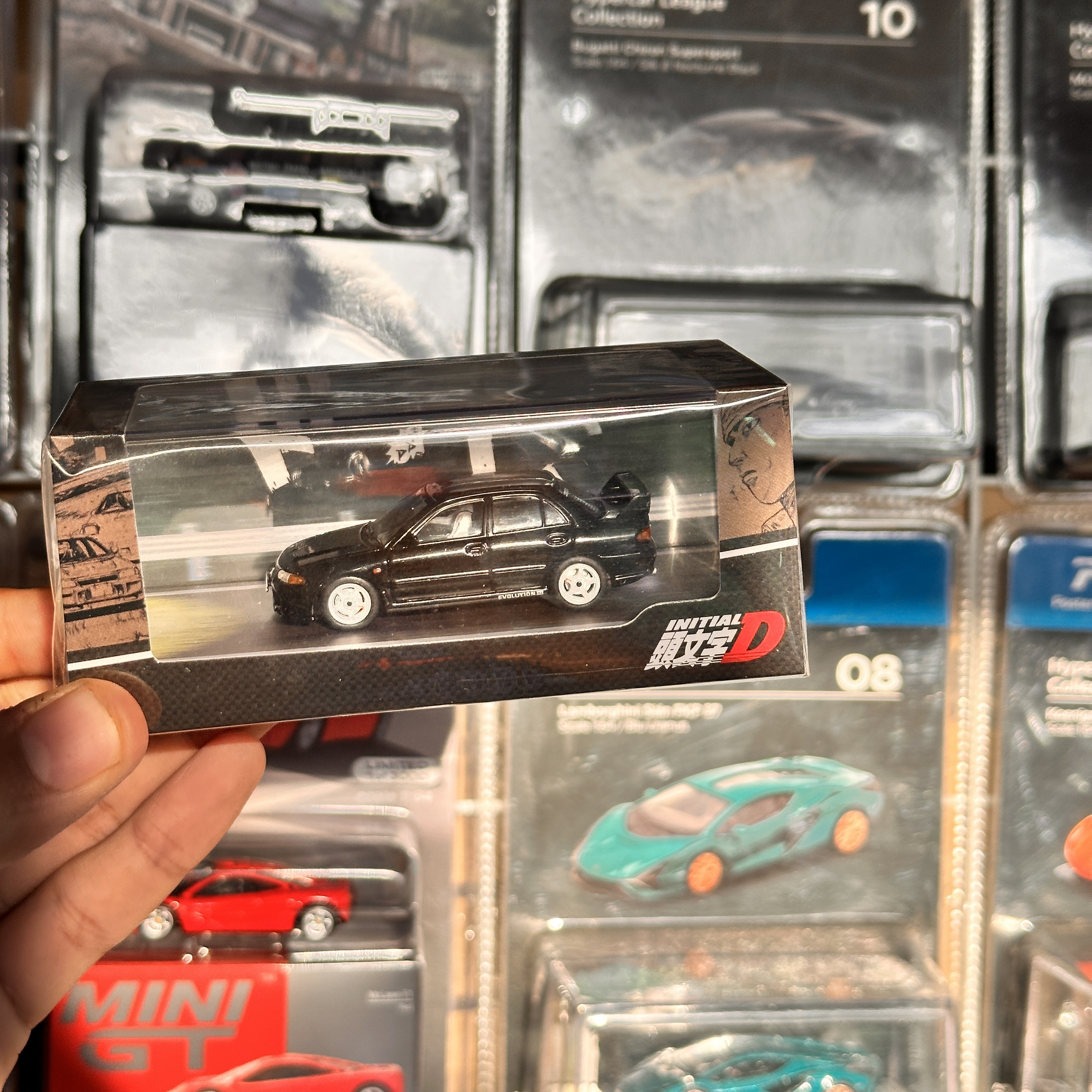 Hobby Japan Mitsubishi Lancer Evolution Negro 1:64